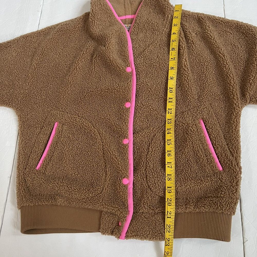 Marine Layer Sierra Camel Sherpa Jacket Size S - Picture 6 of 6
